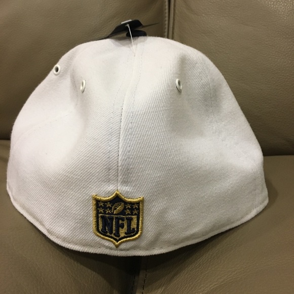 L.A Rams White Leather Fitted Cap - Picture 4 of 4